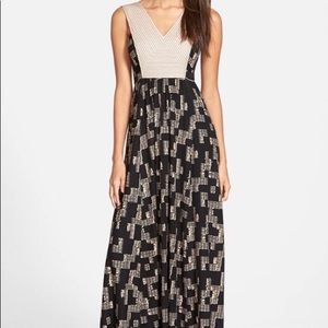 Staggered Weave Maxi Dress
